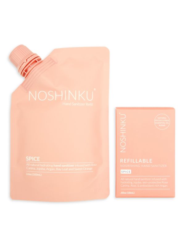 Noshinku 2-Pack Organic Spice Rejuvenating Pocket Sanitizer Refill Set